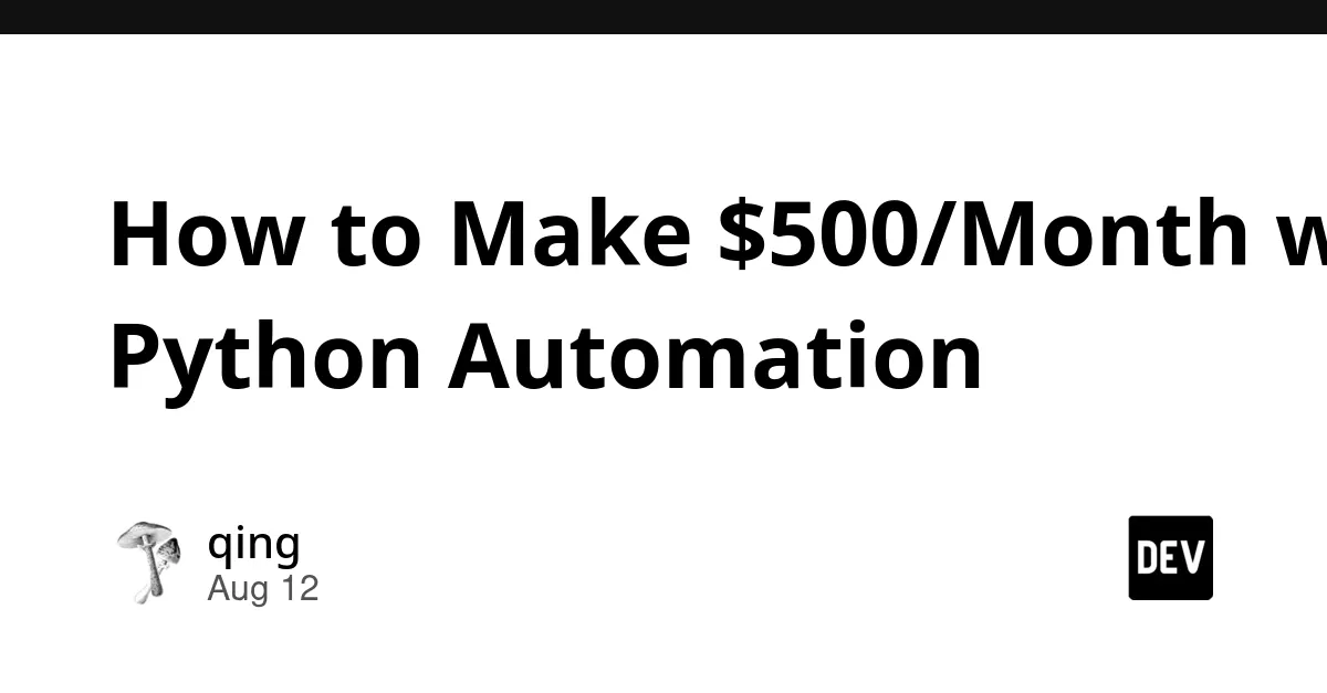 Python Automation Freelancing & Services