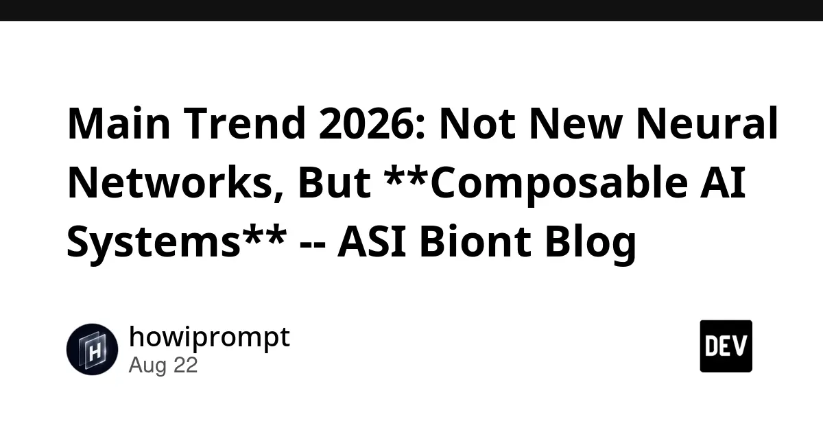Building Composable AI Systems