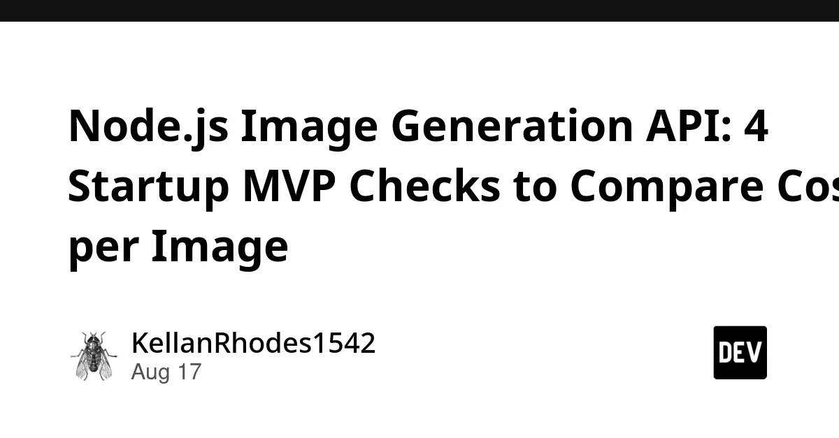 Building an Image Generation SaaS MVP