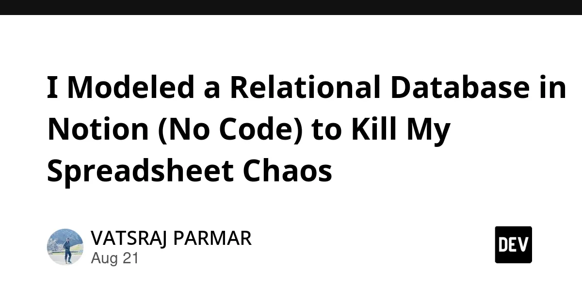 Selling Notion Relational Database Template