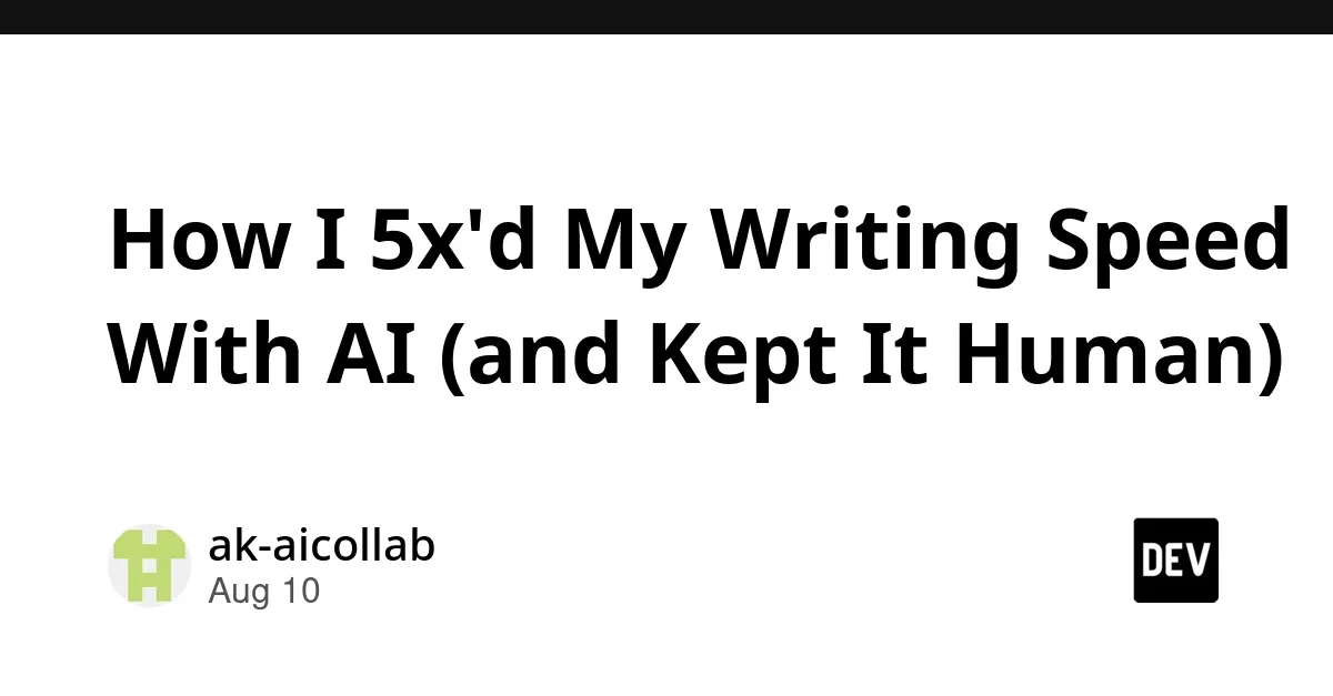 AI-Assisted High-Efficiency Content Writing