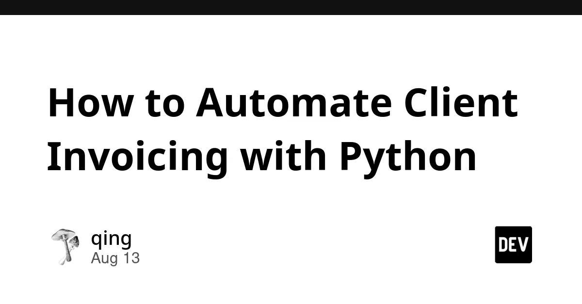Automated Client Invoicing Service