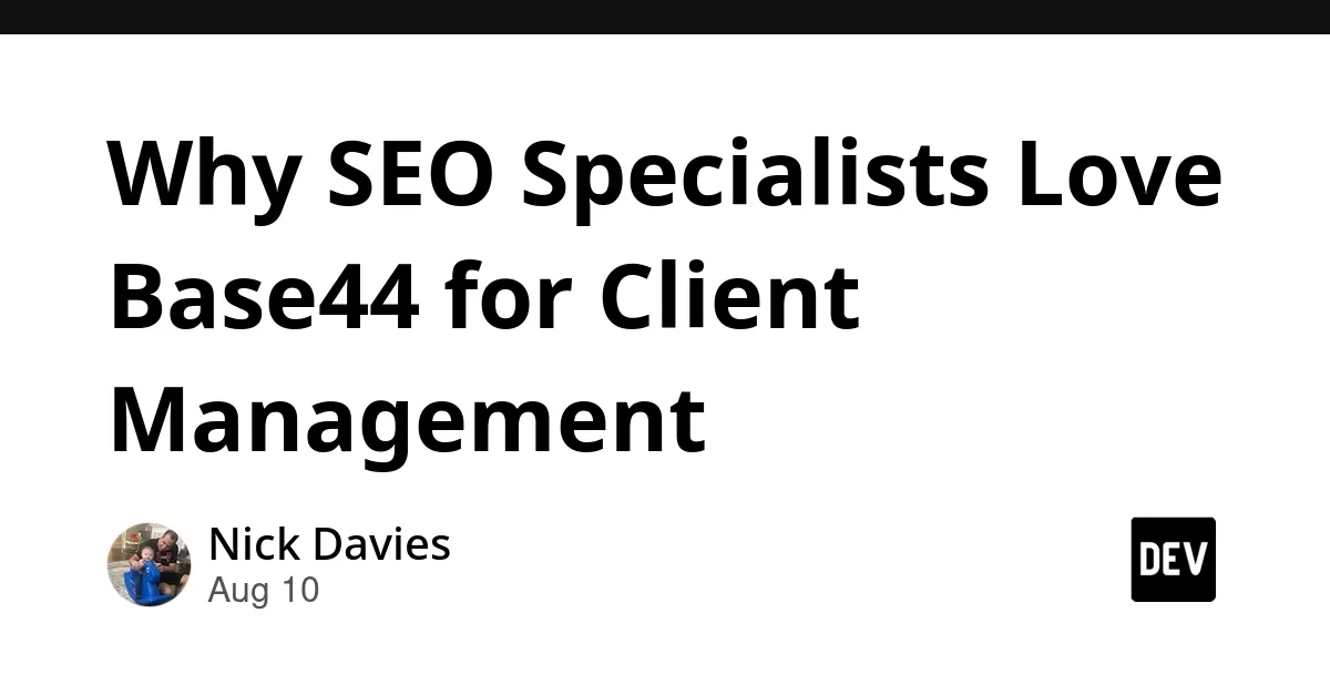 SEO Client Management Automation with Base44