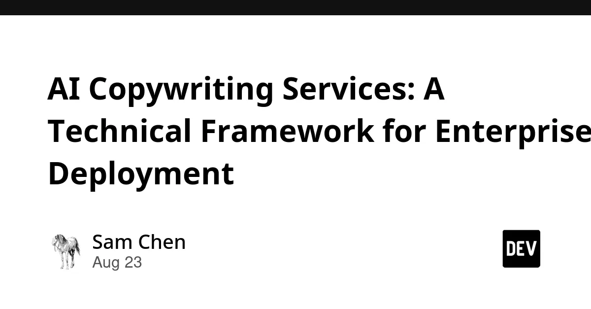 Enterprise AI Copywriting Service Deployment