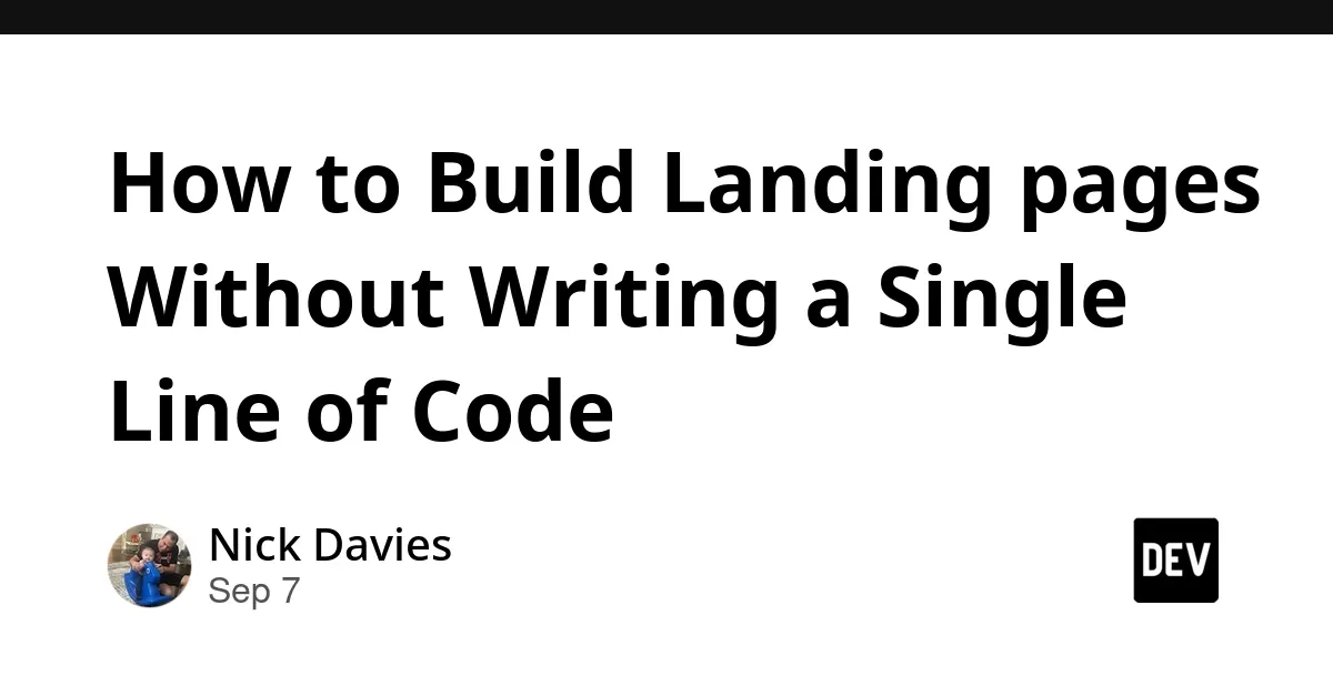 No-Code AI Landing Page Development