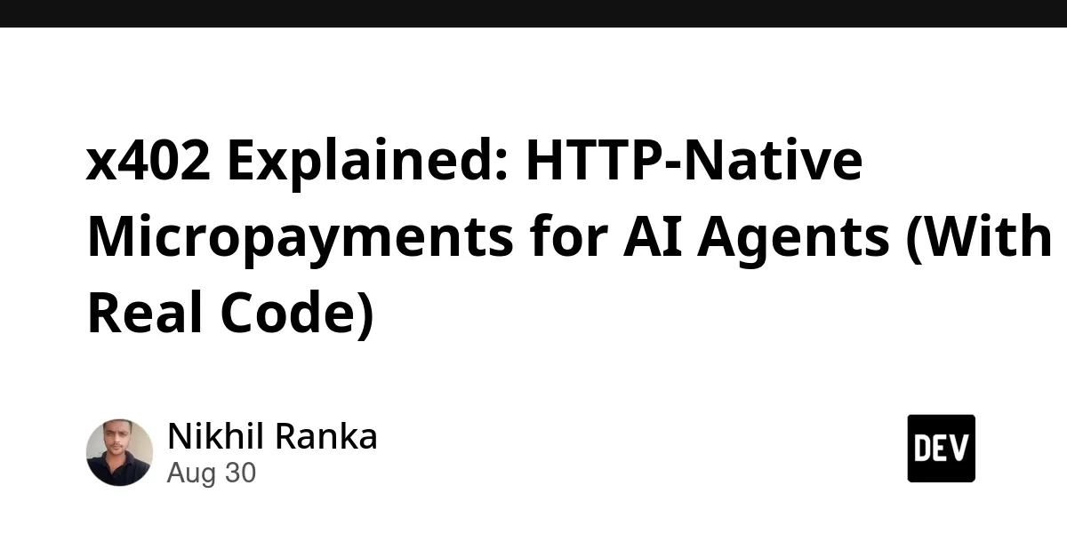 HTTP-Native Micropayments for AI Agents (x402)