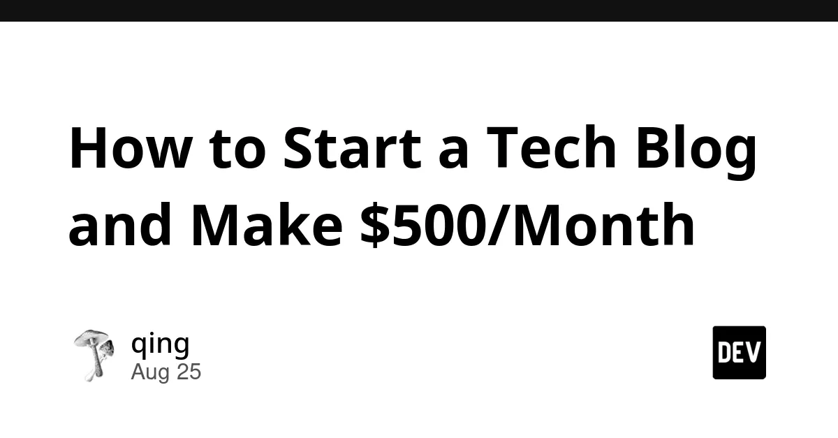 Tech Blogging </figure>

<p>Tech blogging isn't just about sharing knowledge; it's a proven path to building authority and generating real income. With the right approach, you can transform your technical skills into a consistent revenue stream that operates largely on autopilot. This guide walks you through launching a professional tech blog that attracts readers and converts that attention into $500 per month.</p>

<h3>Why GitHub Pages and Jekyll Are Perfect for Tech Bloggers</h3>
<p>Choosing the right platform is critical. Unlike bloated CMS options, GitHub Pages combined with Jekyll offers a streamlined, developer-friendly environment that's ideal for technical content. It's free, fast, and gives you complete control over your site's performance and design.</p>

<ul>
<li><strong>GitHub Pages</strong> provides reliable, zero-cost hosting with automatic SSL certificates.</li>
<li><strong>Jekyll</strong> is a static site generator that converts your Markdown files into clean HTML, perfect for code-heavy posts.</li>
<li>The entire setup integrates seamlessly with version control, making it easy to track changes and collaborate.</li>
</ul>

<h2>Step-by-Step Setup Guide</h2>
<p>Getting started is simpler than you might think. Follow these steps to launch your tech blog within an hour:</p>

<h3>1. Create Your Repository</h3>
<p>Log into your <strong>GitHub</strong> account and create a new repository named <code>yourusername.github.io</code>. This naming convention is what tells GitHub Pages to treat it as a user site.</p>

<h3>2. Initialize Your Jekyll Site</h3>
<p>Install Ruby and the required tools on your machine, then run:</p>
<pre><code class=