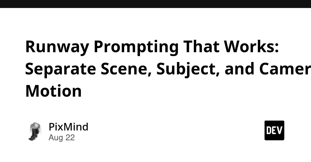 Runway Structured Prompting for AI Video Generation
