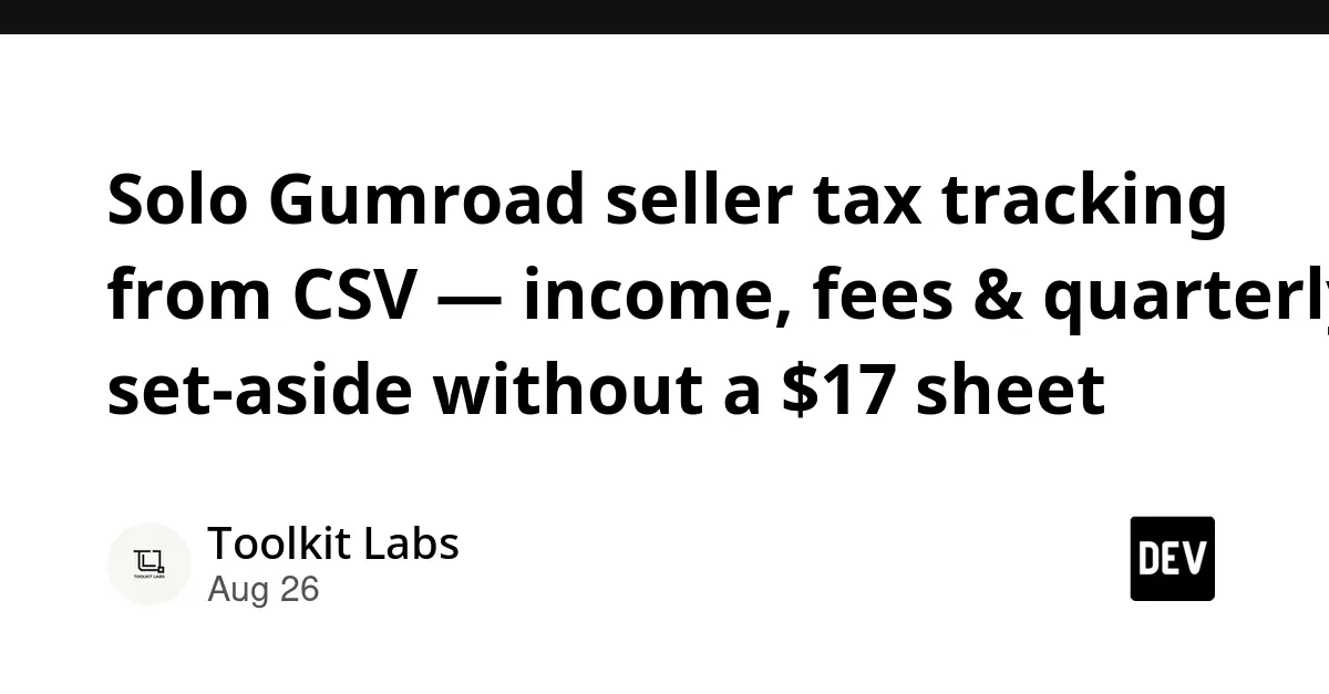 Automated Tax and Profit Tracking for Digital Sellers