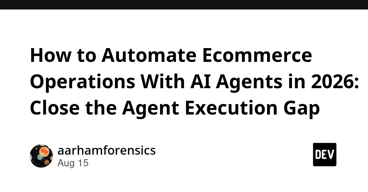 Automating Ecommerce Operations with AI Agents