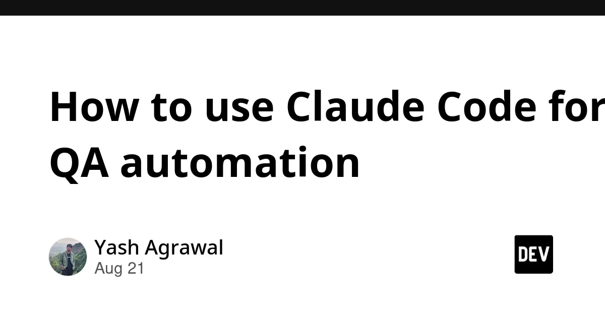 Claude Code QA Automation