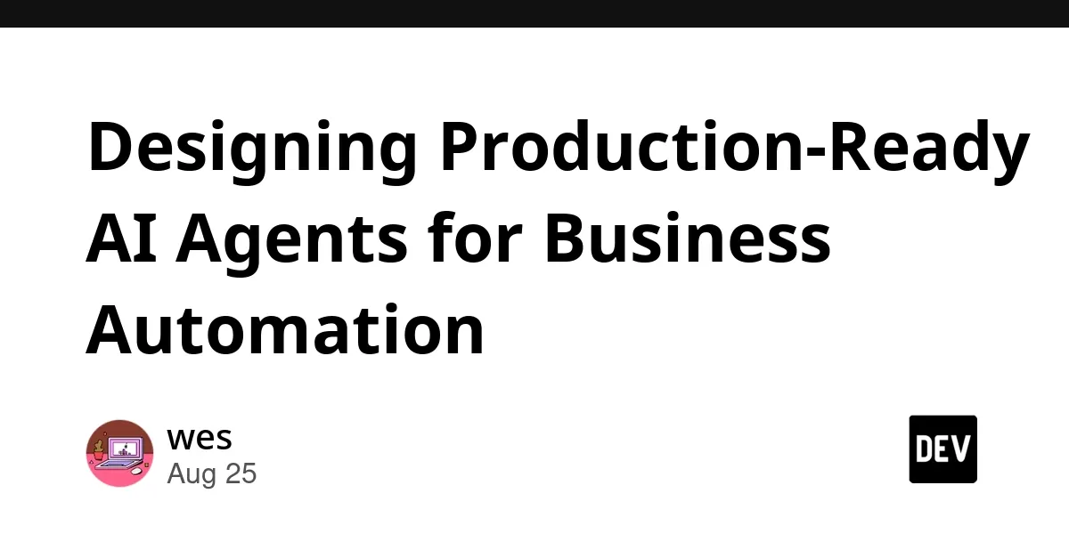 Building AI Agents for Business Process Automation