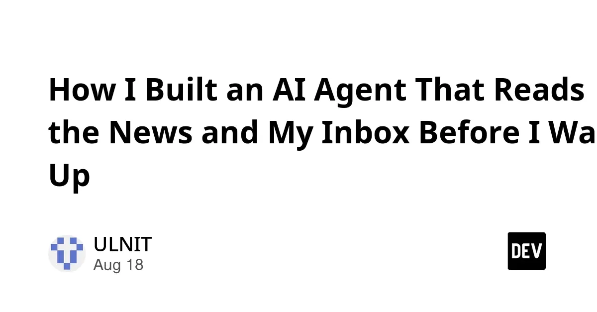 AI Morning Digest Agent