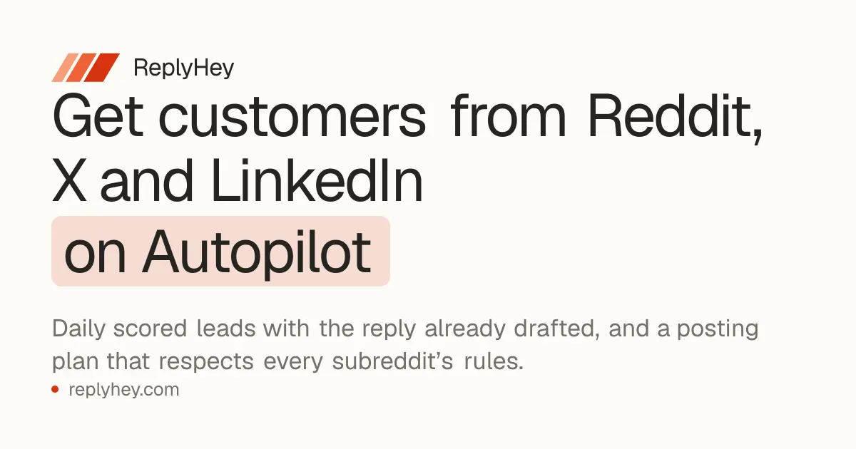 AI-Powered Reddit Lead Generation