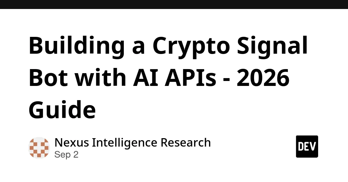 AI-Powered Crypto Signal Bot with LLM APIs