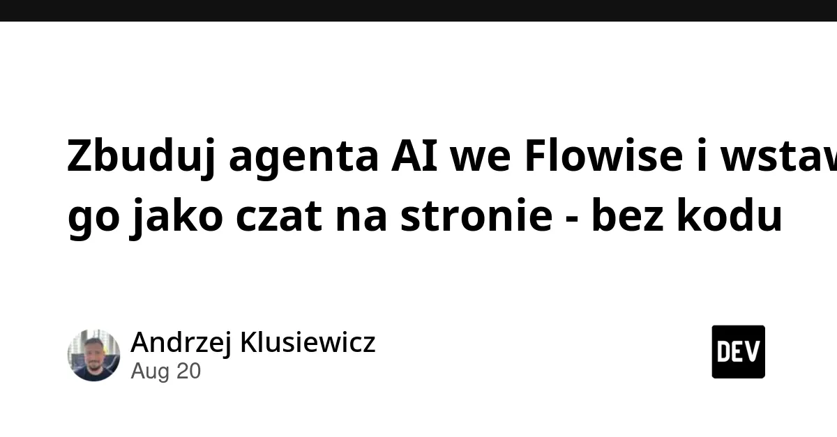 Build and Deploy AI Chatbot Widgets with Flowise