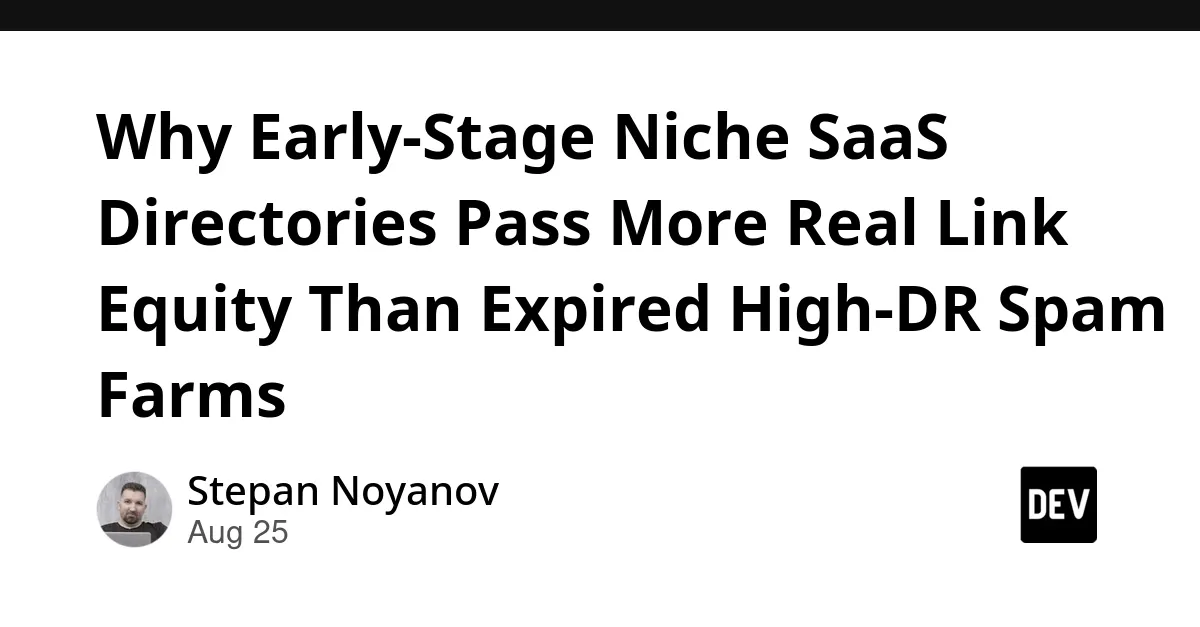 Niche Programmatic SaaS Directory Building